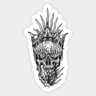 Crowned Skull Sticker